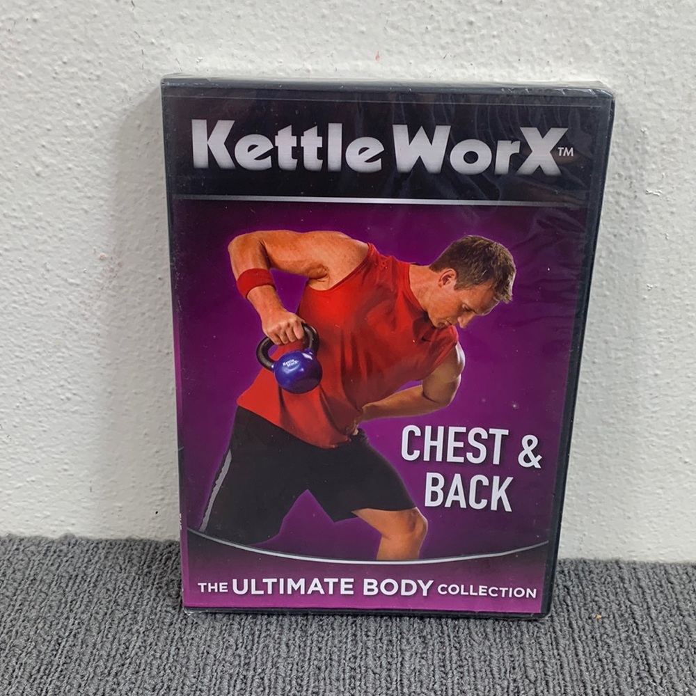 Kettle WorX Chest & Back The Ultimate Body Collection DVD 2008 New Sealed